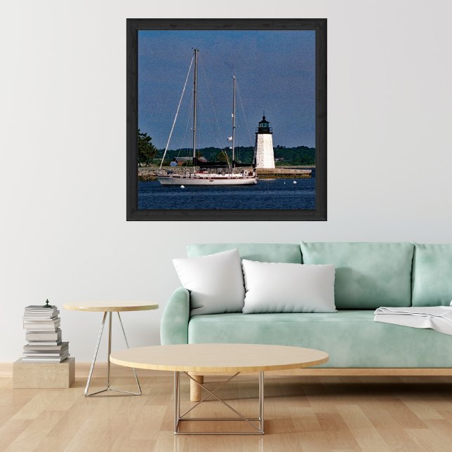 Goat Island Lighthouse-Newport, Rhode Island Poster (Creator Uploaded)
