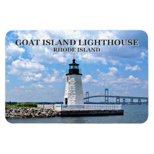 Goat Island Lighthouse, Rhode Island Flexi Magnet