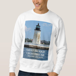 Goat Island Lighthouse, Rhode Island Sweatshirt
