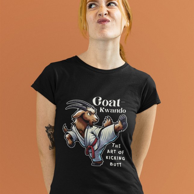 Goat kwando funny fighter goat T-Shirt (Creator Uploaded)