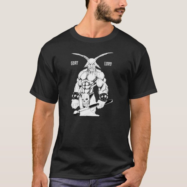 Goat Lord Clean Background T-Shirt (Front)