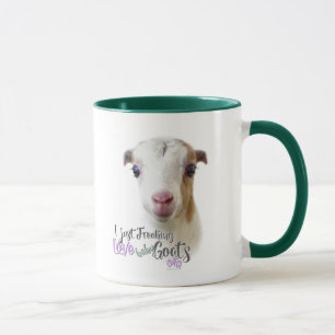 GOAT LOVE   I Just Freaking LOVE Baby Goats OK Mug