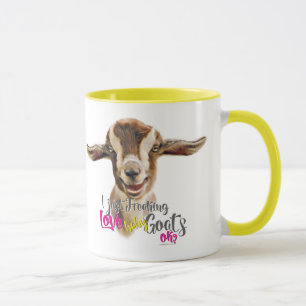 GOAT LOVE   I Just Freaking LOVE Baby Goats OK Mug