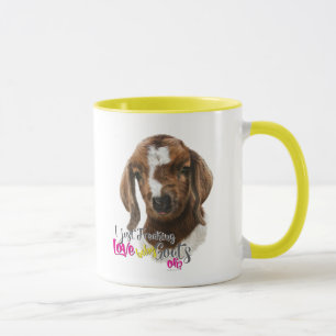 GOAT LOVE   I Just Freaking LOVE Baby Goats OK Mug