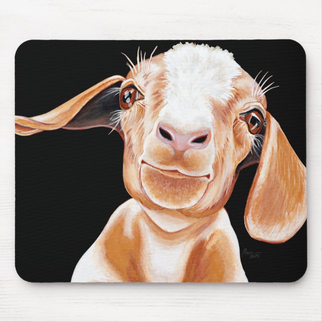 Goat Love Mouse Mat (Front)