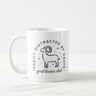 Goat lover farm life quotes aesthetic coffee mug