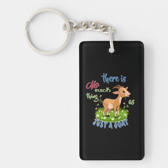 GOAT Lover | Just a Goat GetYerGoat™ Key Ring (Front)