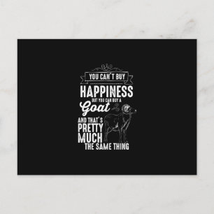 Goat Lover You Cant Buy Happiness Invitation Postcard