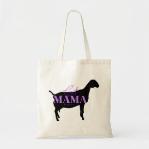"Goat Mama" Nubian--Purple Tote Bag