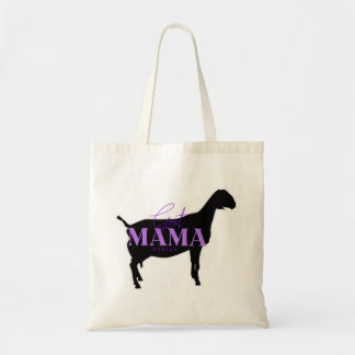"Goat Mama" Nubian--Purple Tote Bag