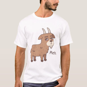 Goat Meh Funny Doodle T-Shirt