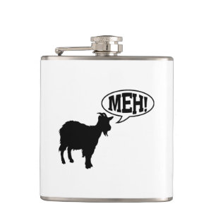 Goat Meh Hip Flask