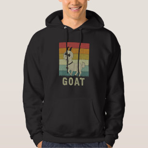 Goat  Men Women Goat Retro Hoodie