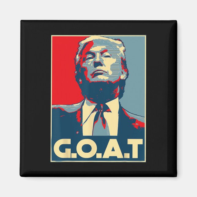 Goat Middle Finger Election 2024 Republican Poster Magnet (Front)