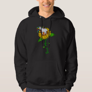 Goat Mom Cute Farm Animals On Sunflower Farmer Mot Hoodie