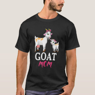 Goat Mum Bandanna Animal Mother's Day Funny Goat T-Shirt