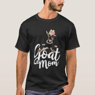 Goat Mum Funny Goat Lover Or Goat Farmer Cute Art T-Shirt