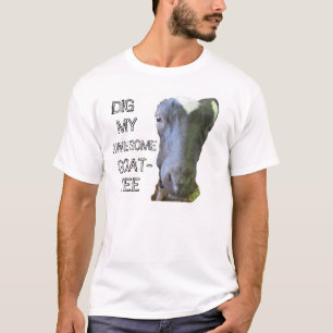 Goat "MY AWESOME GOAT-TEE" Adult Basic T-Shirt