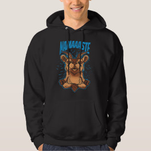 Goat Namaste Pilates Or Yoga Or Children Hoodie