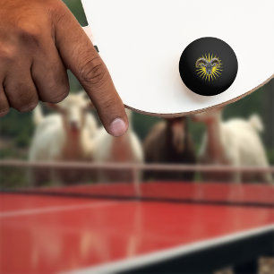 Goat Of Greatness Ping Pong Ball