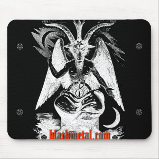 Goat of Mendes Black Mousepad