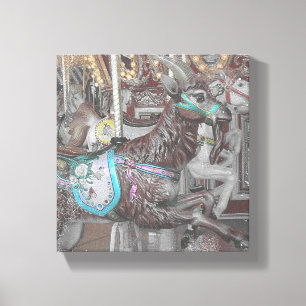Goat On the Merry-Go-Round Canvas Print