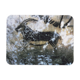 Goat or Chamois, rock painting in the Black Room, Magnet