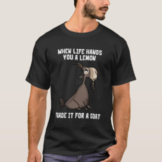 Goat Owner Loves Goats Trade For Lemon T-Shirt