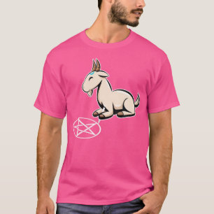 Goat Pentagram Goth Goat T-Shirt
