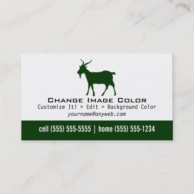 Goat - Personal Business Card (Front)