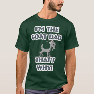 Goat Pet Farm Animal  Goat Dad Husband T-Shirt