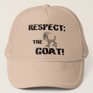 Goat Pet Farm Animal Respect Goat Husband Dad Trucker Hat
