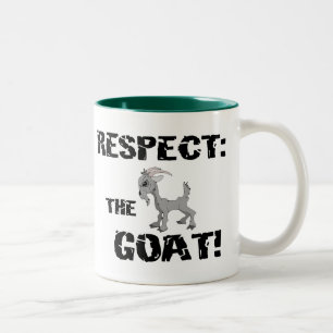 Goat Pet Farm Animal Respect Goat Husband Dad Two-Tone Coffee Mug