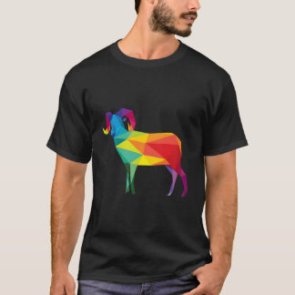 Goat Polygon Farmer - Farming Farm Goat T-Shirt