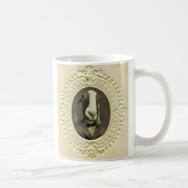 Goat Portrait Coffee Mug (Right)