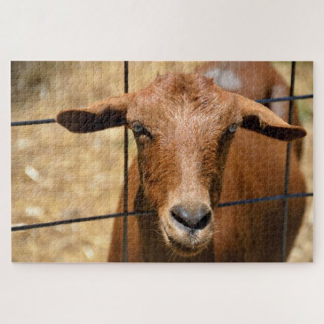 Goat profile jigsaw puzzle (Horizontal)