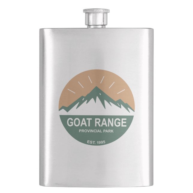 Goat Range Provincial Park Hip Flask (Front)