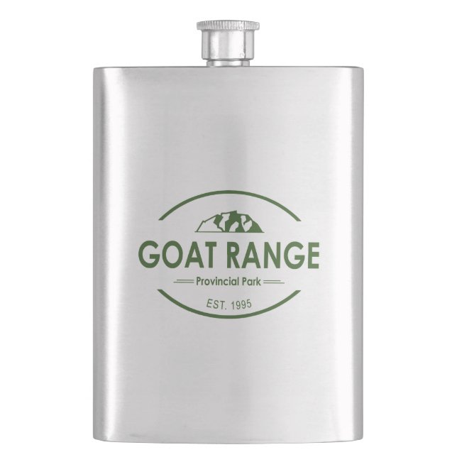 Goat Range Provincial Park Hip Flask (Front)