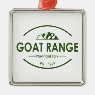 Goat Range Provincial Park Metal Tree Decoration