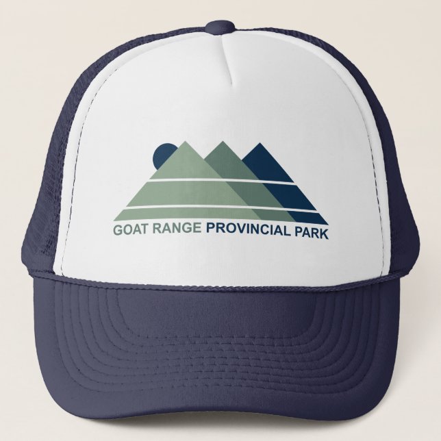 Goat Range Provincial Park Mountain Sun Trucker Hat (Front)