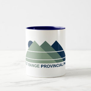Goat Range Provincial Park Mountain Sun Two-Tone Coffee Mug