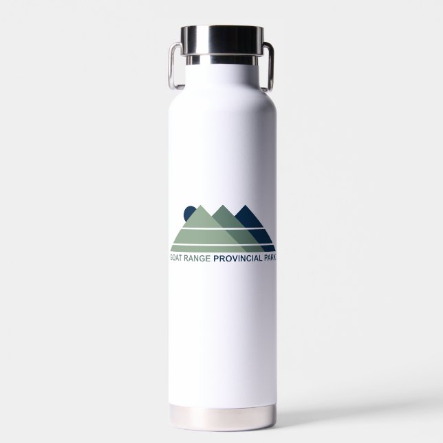 Goat Range Provincial Park Mountain Sun Water Bottle (Front)