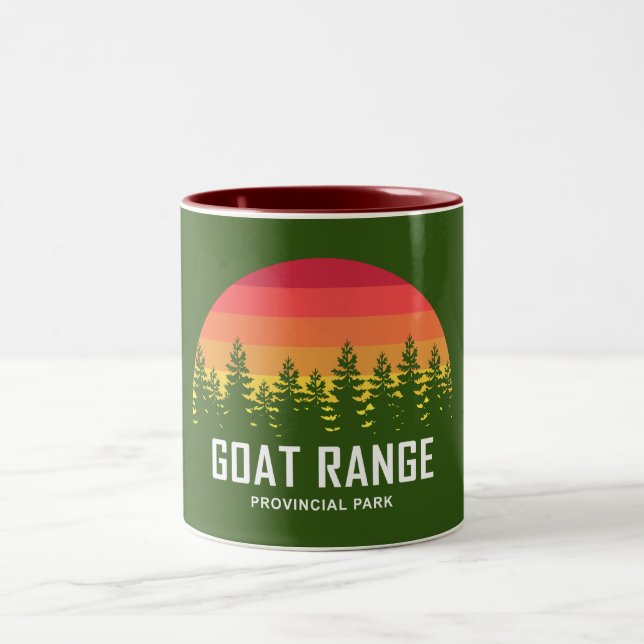 Goat Range Provincial Park Two-Tone Coffee Mug (Center)
