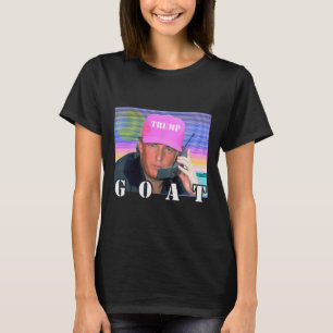 Goat Republican Conservative Trump 2024 Funny  T-Shirt