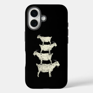 Goat Retro iPhone 16 Case