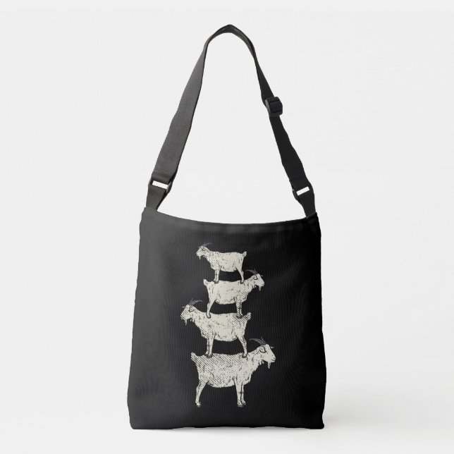 Goat Retro Crossbody Bag (Front)