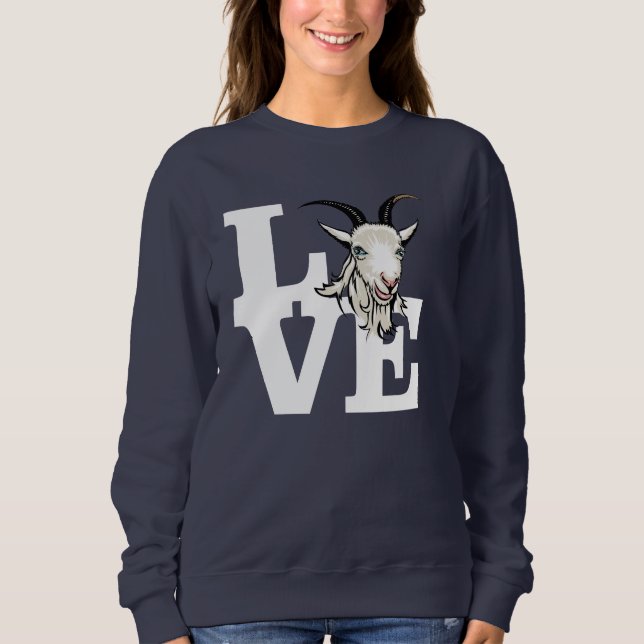 GOAT | Retro L O V E Sweatshirt (Front)