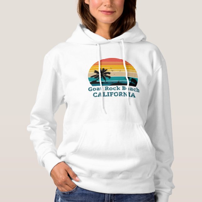Goat Rock Beach CALIFORNIA Hoodie (Front)