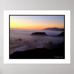 Goat Rock Sunset Photo (20 x 16) Print