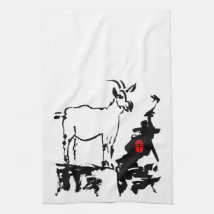 Goat rocks Vietnamese Chinese Year Zodiac K Towel
